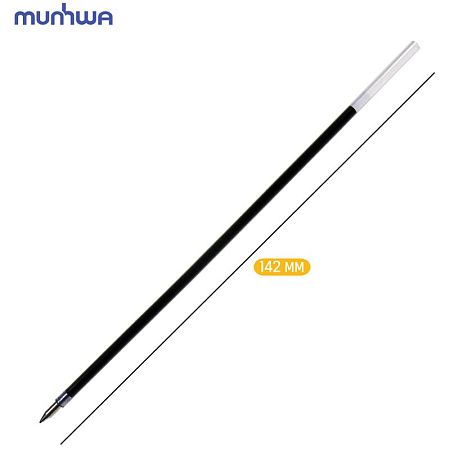 Стержень шариковый MunHwa "Option", "MC Gоld" черный, 142мм, 0,5мм 