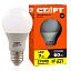 Лампа светодиодная Старт LED, серия "ЭКО" 7W30, тип А "груша", E27, 2700К, теплый свет, 15000ч