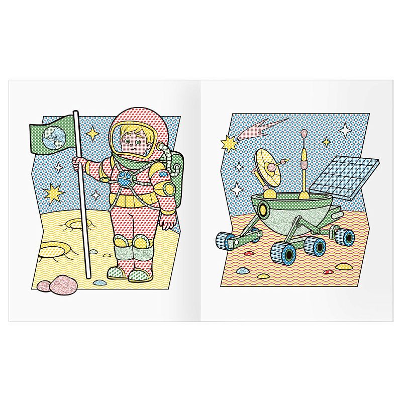 Раскраска водная 200*250 ТРИ СОВЫ "Раскрась водой. Космос", 8стр.