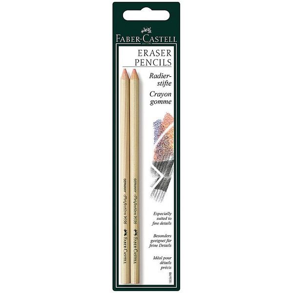 Набор ластиков-карандашей Faber-Castell "Perfection", 2шт., блистер