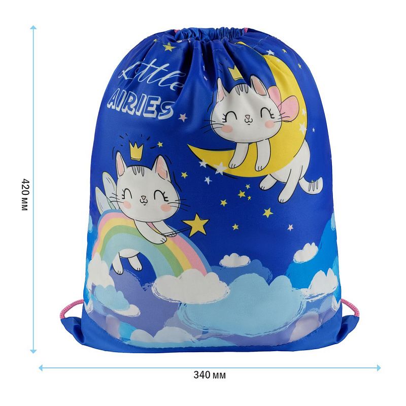 Мешок для обуви 1 отделение ArtSpace "Little Fairies", 340*420мм 