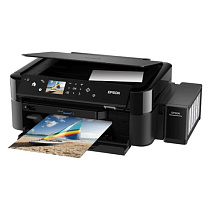 картинка МФУ струйное EPSON L850 "3 в 1" А4, 37 стр./мин, 5760х1440, СНПЧ, C11CE31402 от магазина