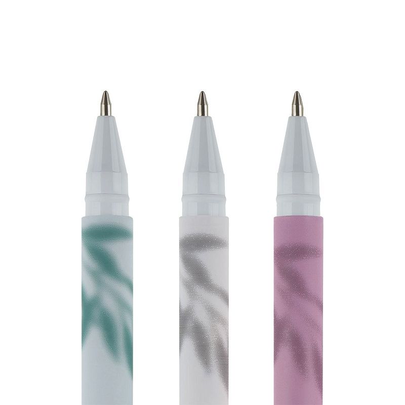 Ручка шариковая MESHU "Grace twigs" синяя, 0,5мм, корпус ассорти 