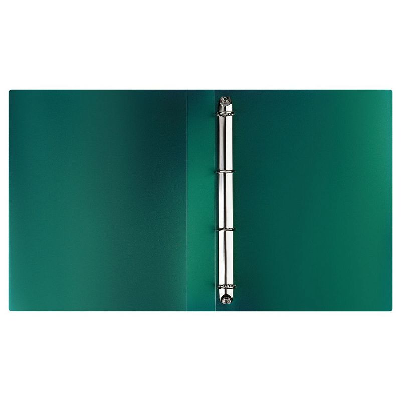 Папка на 4 кольцах СТАММ "Хамелеон" А4, 40мм, 700мкм, пластик, зеленый хамелеон 