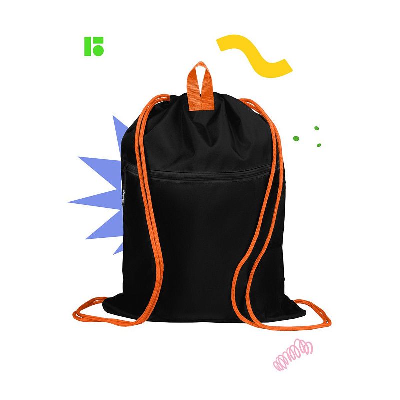 УЦЕНКА - Мешок для обуви 1 отделение Berlingo "T-Rex style", 400*480мм, расширяющееся дно, светоотражающая лента, карман на молнии (осн 351223) 