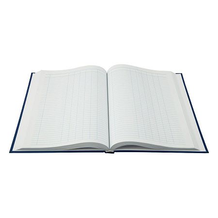Книга учета OfficeSpace, А4, 144л., пустографка, 200*290мм, бумвинил, блок офсетный