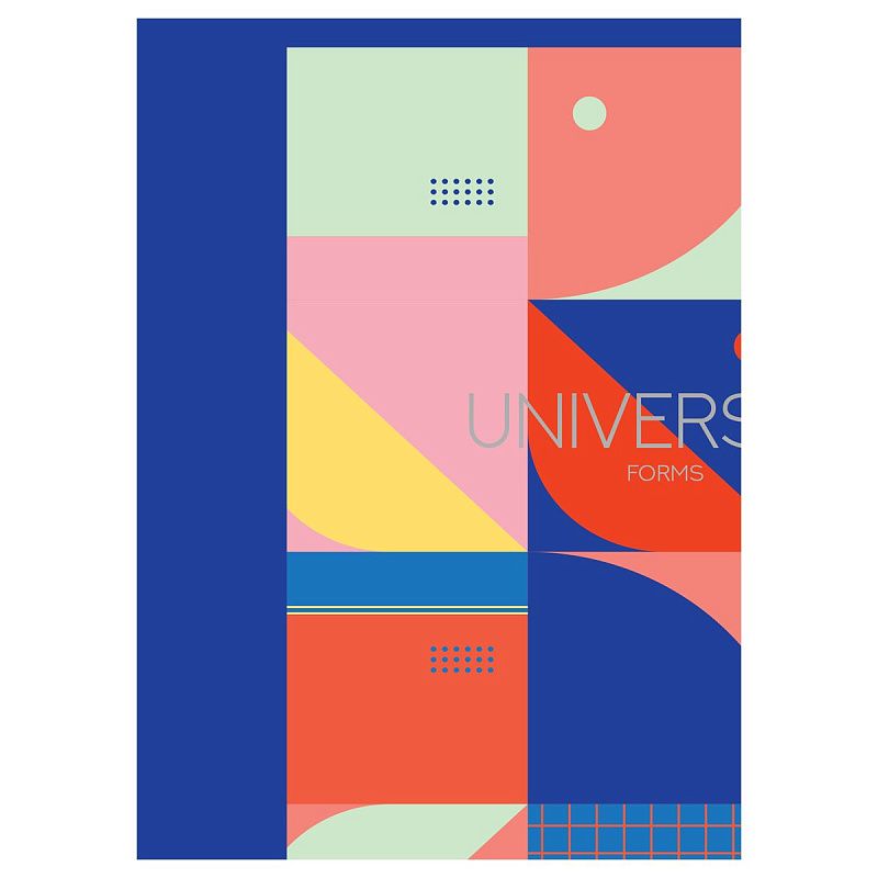 Тетрадь 48л., А4, клетка GreenwichLine "Wrong form", матовая ламинация, тиснение фольгой, 70г/м2