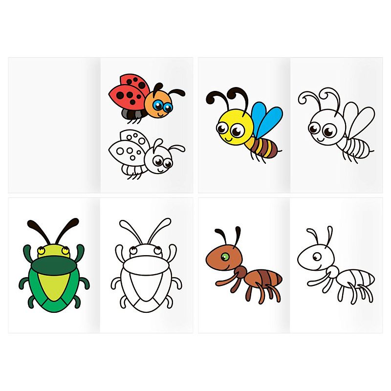 Раскраска А5 ТРИ СОВЫ "Посмотри и раскрась. Выпуск №1", 16стр.