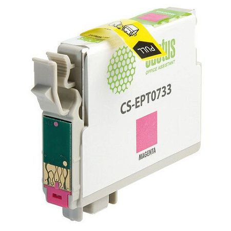 Картридж струйный CACTUS (CS-EPT0733) для EPSON Stylus С79/СХ3900/4900/5900/7300, пурпурный 