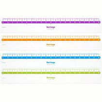 Линейка 20см Berlingo "Color", пластиковая, прозрачная