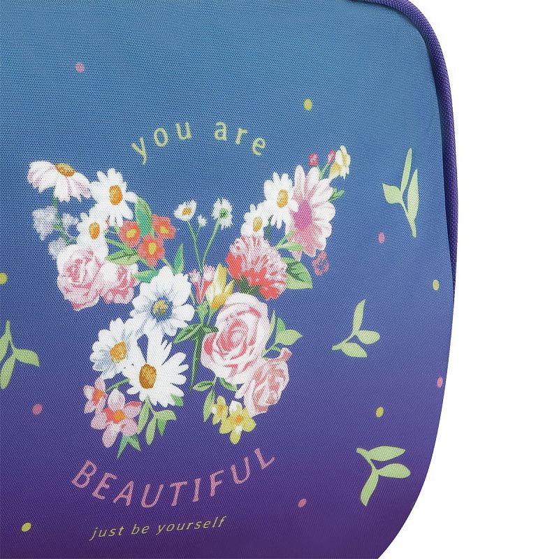 Ранец ArtSpace Junior "Beautiful" 37*28*21см, 1 отделение, 3 кармана, анатомическая спинка 