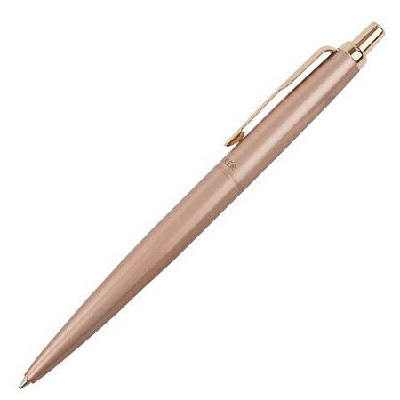 Ручка шариковая PARKER "Jotter XL Monochrome Pink Gold PGT", корпус "розовое золото", сталь, синяя, 2122755 