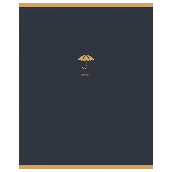 Тетрадь предметная 48л. BG "Monocolor. Element" - Английский язык, ламинация soft-touch, выб. лак, 70г/м2