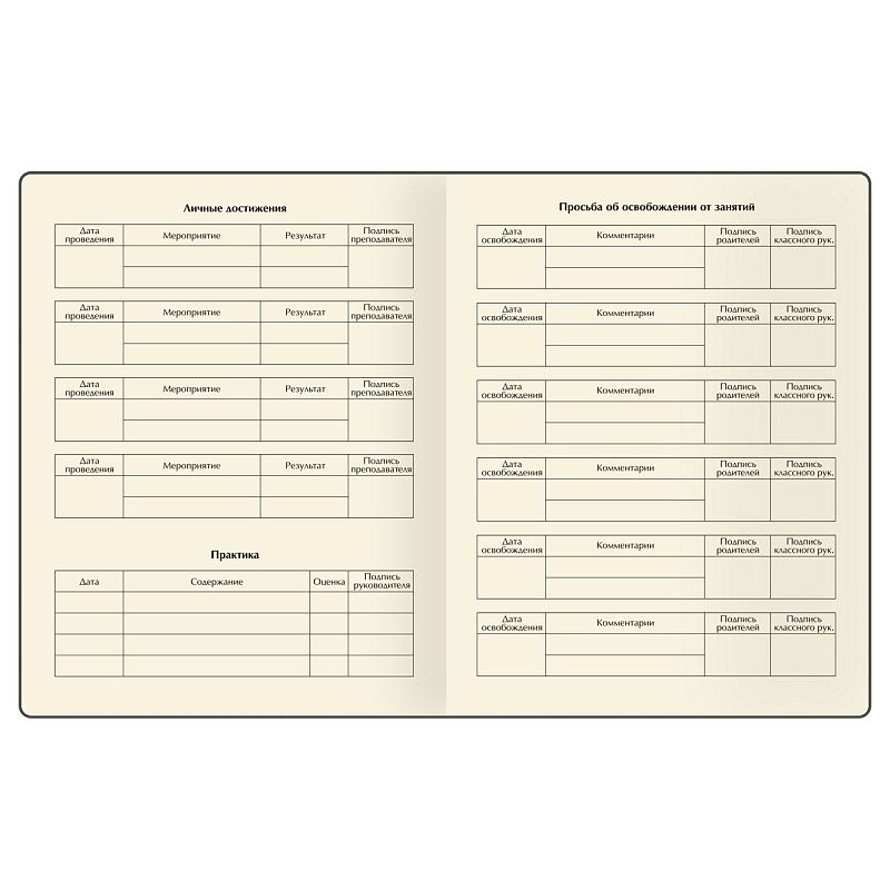 Дневник 1-11 кл. 48л. (твердый) BG "Снежный барс", матовая ламинация, выб. лак