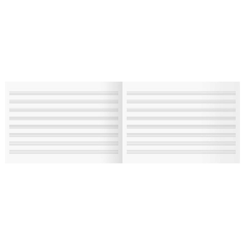 Тетрадь для нот 16л., А4, на скрепке BG "Инструмент" (гориз.)