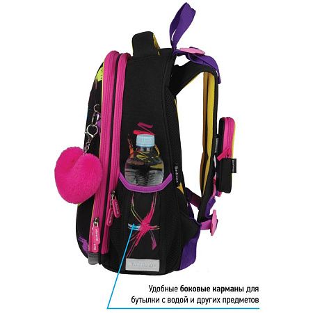 Ранец Berlingo Expert "Neon fashion" 37*28*16см, 2 отделения, 2 кармана, анатомическая спинка 