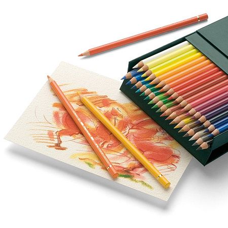 Карандаши цветные художественные Faber-Castell "Polychromos", 36цв., заточен., студийная коробка