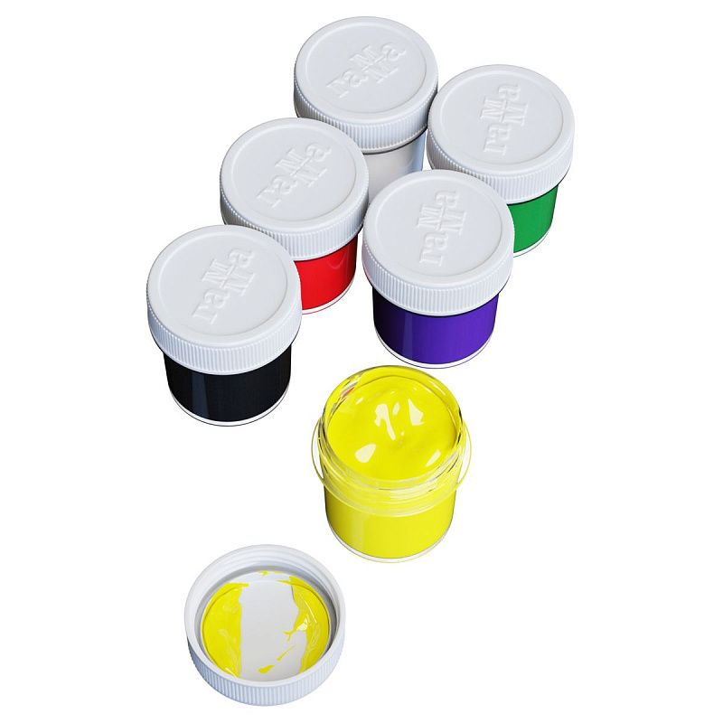 Гуашь Гамма "Юный художник NEW", 06 цветов, 17,5мл, картон. упаковка