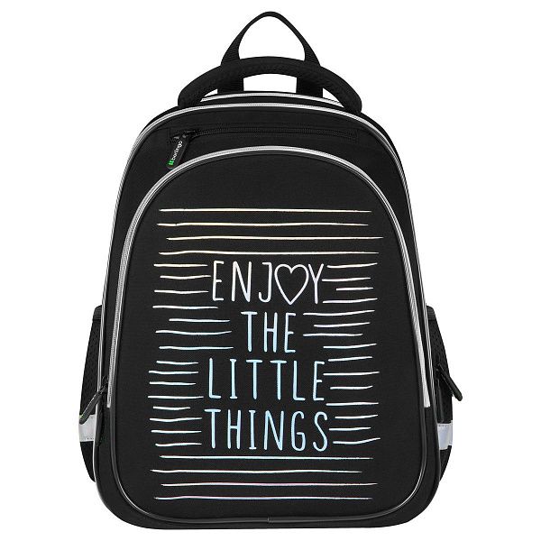 Ранец Berlingo Expert Light Pro "Enjoy the little things" 38*28*19см, 3 отделения, 2 кармана, анатомическая спинка