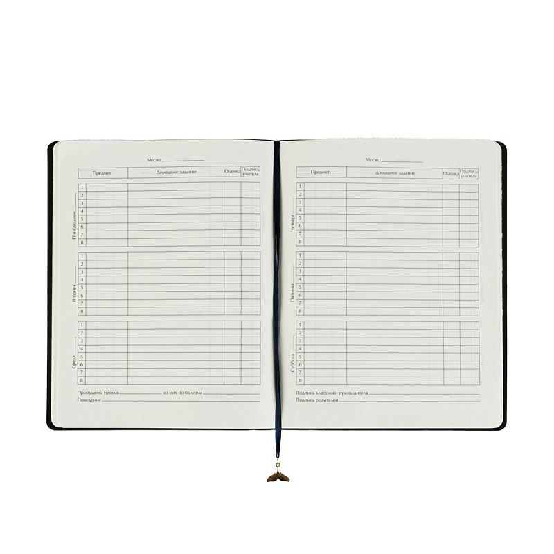 Дневник 1-11 кл. 48л. ЛАЙТ BG "Sea breeze", иск. кожа, тиснение фольгой, декоративная фигурка из эмали на закладке-ляссе