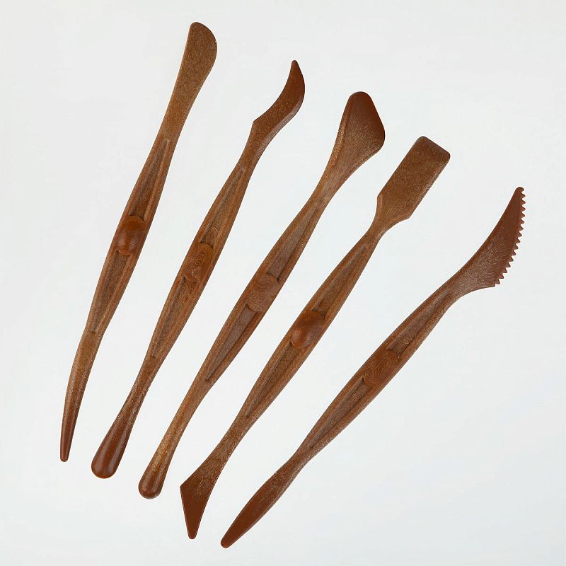 Набор для моделирования JOVI, отвердевающая паста белая 500г.*5шт., терракотовая 500г.*2шт., чемодан