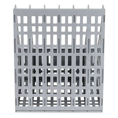 Лоток для бумаг вертикальный СТАММ, сборный, 6 отделений, серый