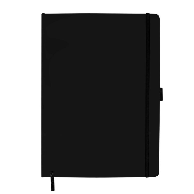 Скетчбук 100л., А4 Гамма "Студия", черный, твердая обложка, на резинке, белая, 110г/м2