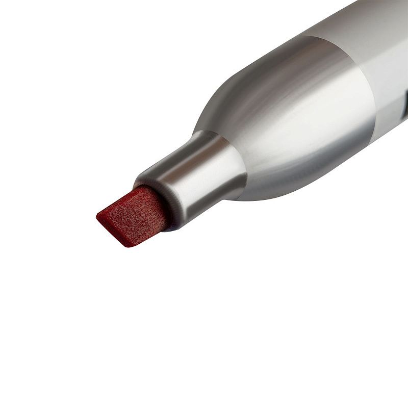 Маркер перманентный промышленный Luxor "Heavy Duty 850" красный, скошенный, 3-7мм 