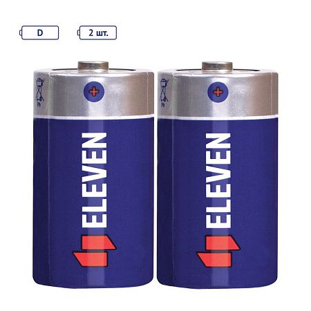 Батарейка Eleven D (R20) солевая, SB2