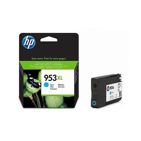 Картридж струйный HP (F6U16AE) Officejet Pro 8710/8210, №953XL, голубой, увеличенный ресурс 1600 стр., оригинальный 