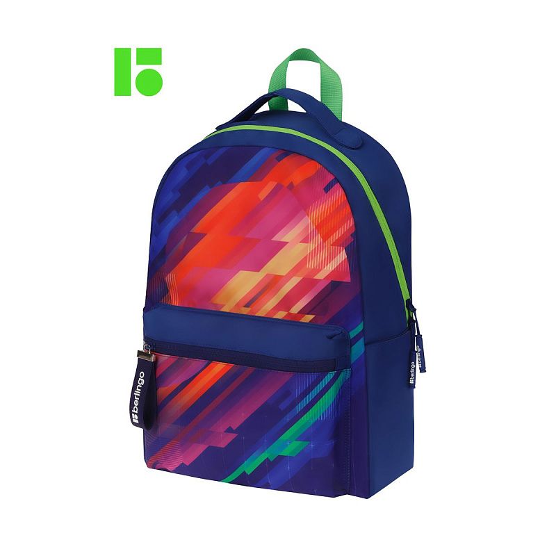 Рюкзак Berlingo "Glitch" 41*28*16см, 1 отделение, 3 кармана, уплотненная спинка 