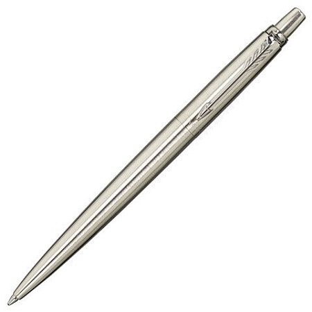 Ручка шариковая PARKER "Jotter Core Stainless Steel CT", ежедневник А5 черный, пакет, 880891 