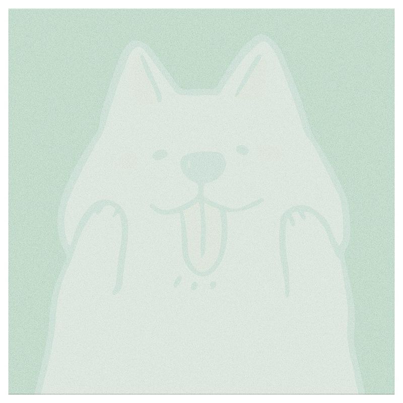 Блок для записей MESHU "Puppy", 8,5*8,5см, 100л., на склейке