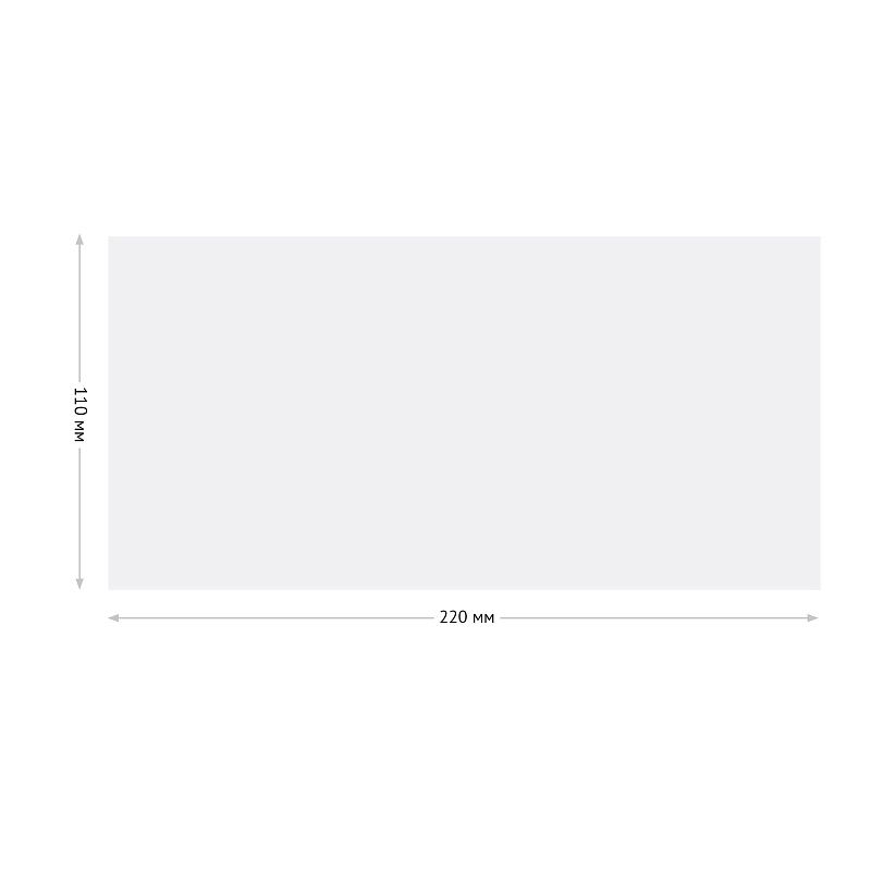 Конверт E65, OfficeSpace, 110*220мм, б/подсказа, б/окна, отр. лента
