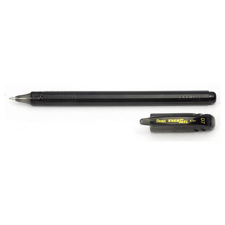 Ручка гелевая Pentel "EnerGel" черная, 0,7мм 