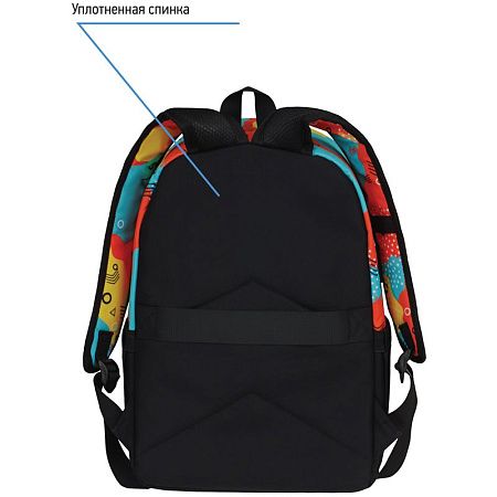 Рюкзак Berlingo Casual "Memphis" 39,5*27*13см, 1 отделение, 3 кармана, уплотненная спинка 