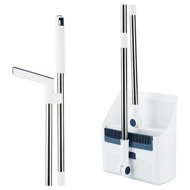 Набор для уборки 4 в 1, OfficeClean Professional (совок, мягкая щетка, жестая щетка, стяжка для воды)