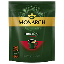 Кофе растворимый Monarch "Intense", сублимированный, мягкая упаковка, 130г