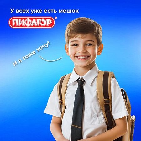 Мешок для обуви ПИФАГОР, 1 отделение, 42х34 см, синий, 271617 