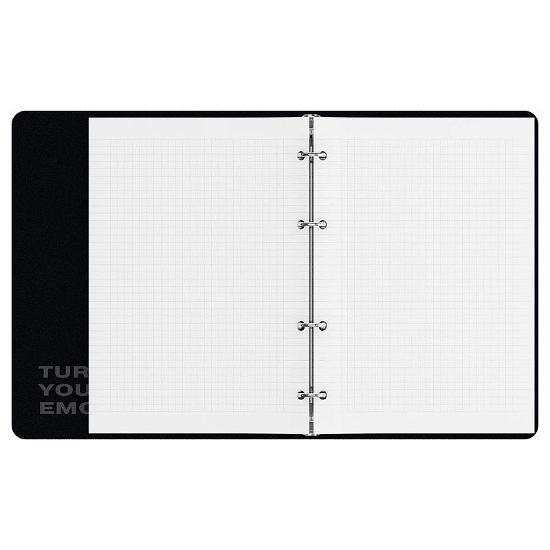 Тетрадь на кольцах А5, 120л., BG "Make noise", картон, soft-touch ламинация