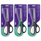 Ножницы Berlingo "Easycut 350", 21см, ассорти, эргономичные ручки, мягкие вставки, европодвес