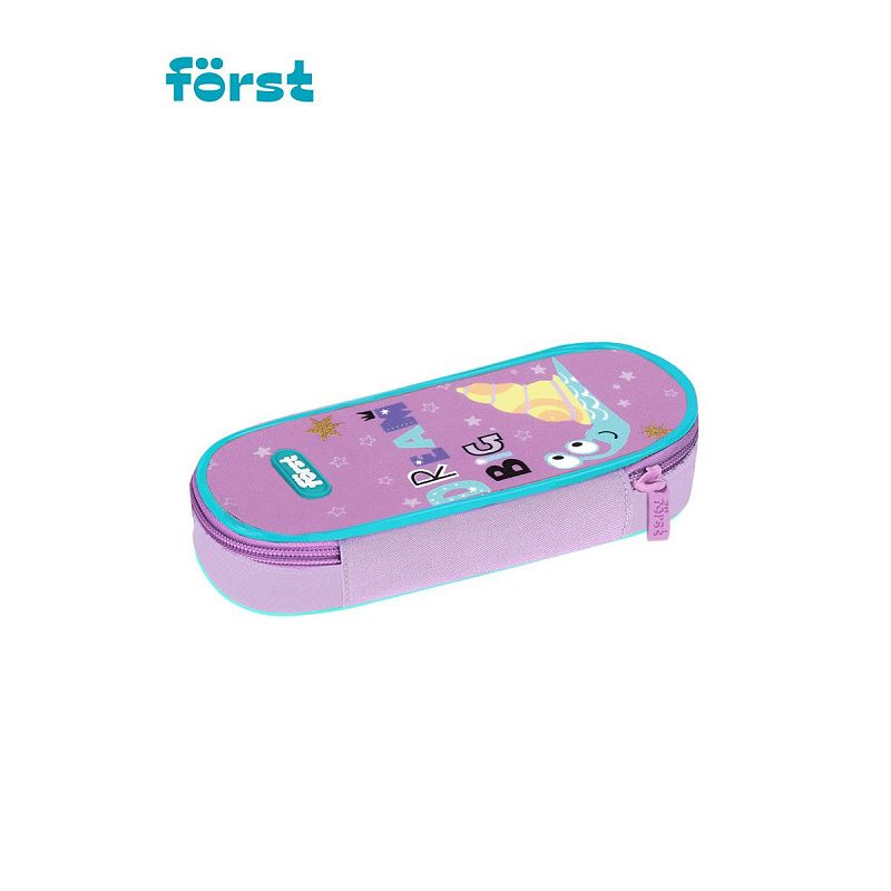 Пенал корпусный 1 отделение, 220*90*45 Först "Snail dream", полиэстер 