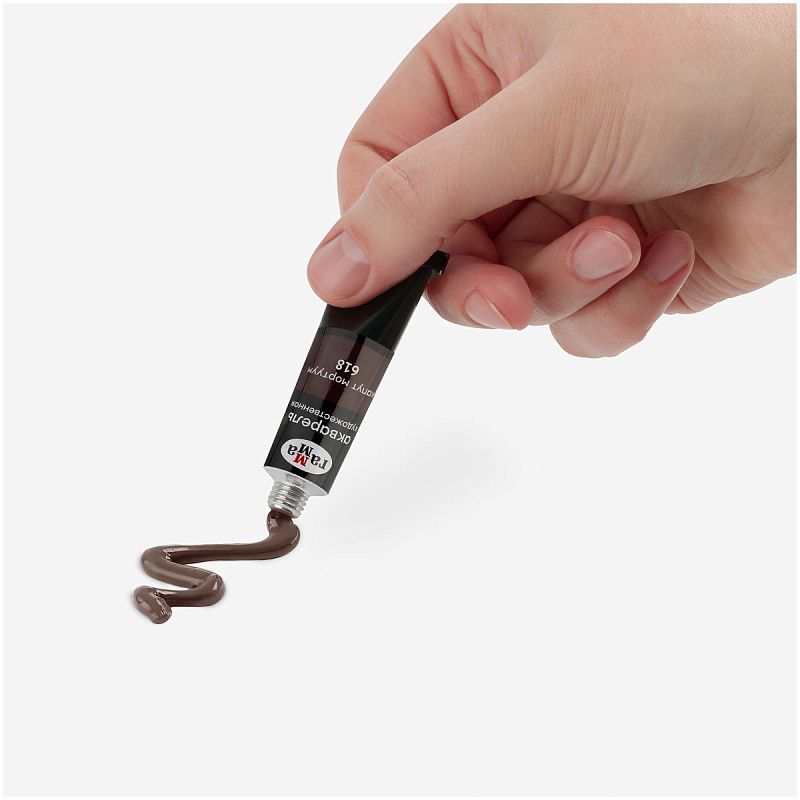 Акварель художественная Гамма "Старый Мастер" капут мортуум, 9мл, туба