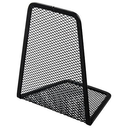 Держатель (ограничитель) подставка для книг BRAUBERG "Germanium Mesh", 2 штуки, металл, 237977 