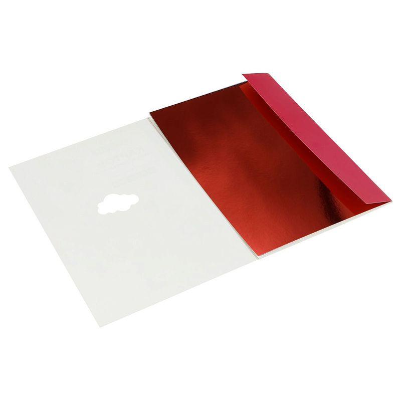 Картон цветной А4, ArtSpace, 5л., 5цв., металлизированный зеркальный, в папке