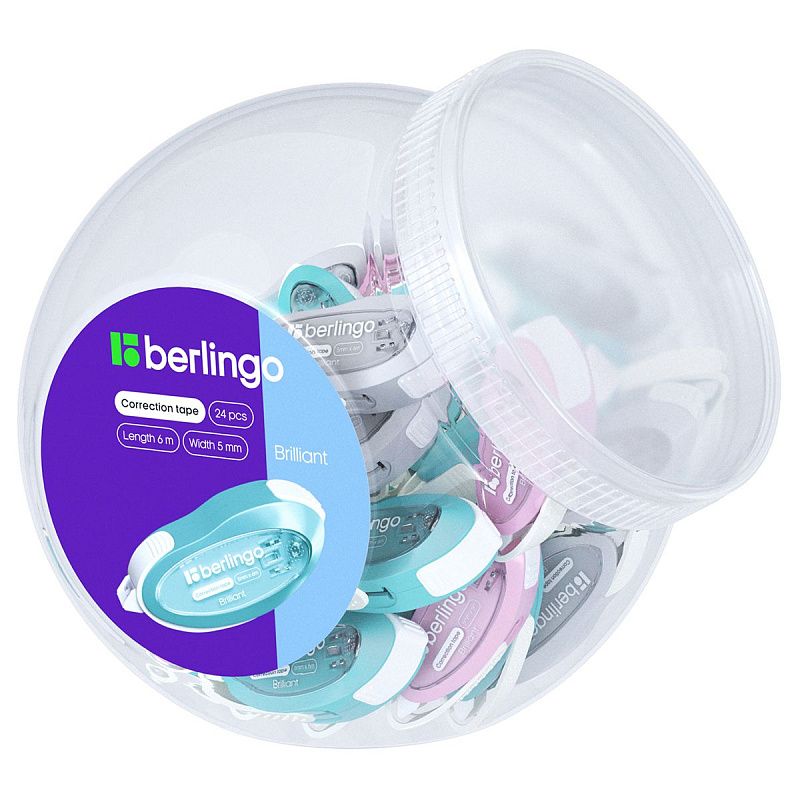 Корректирующая лента Berlingo "Brilliant", 5мм*6м