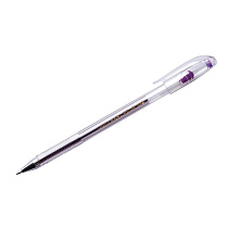 Набор гелевых ручек Crown "Hi-Jell Color" фиолетовая, 0,7мм, 12шт