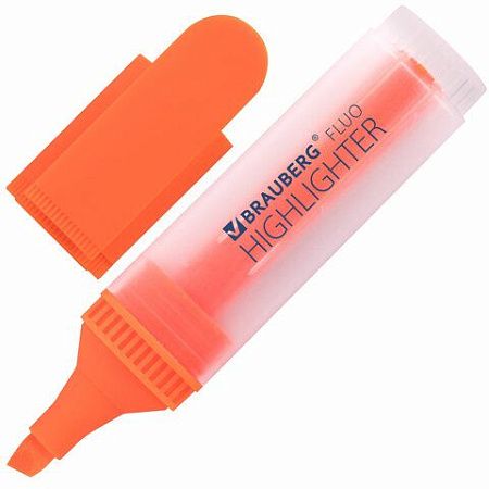 Набор текстовыделителей BRAUBERG 4 шт., АССОРТИ, "FLUO", линия 1-5 мм, 150403 