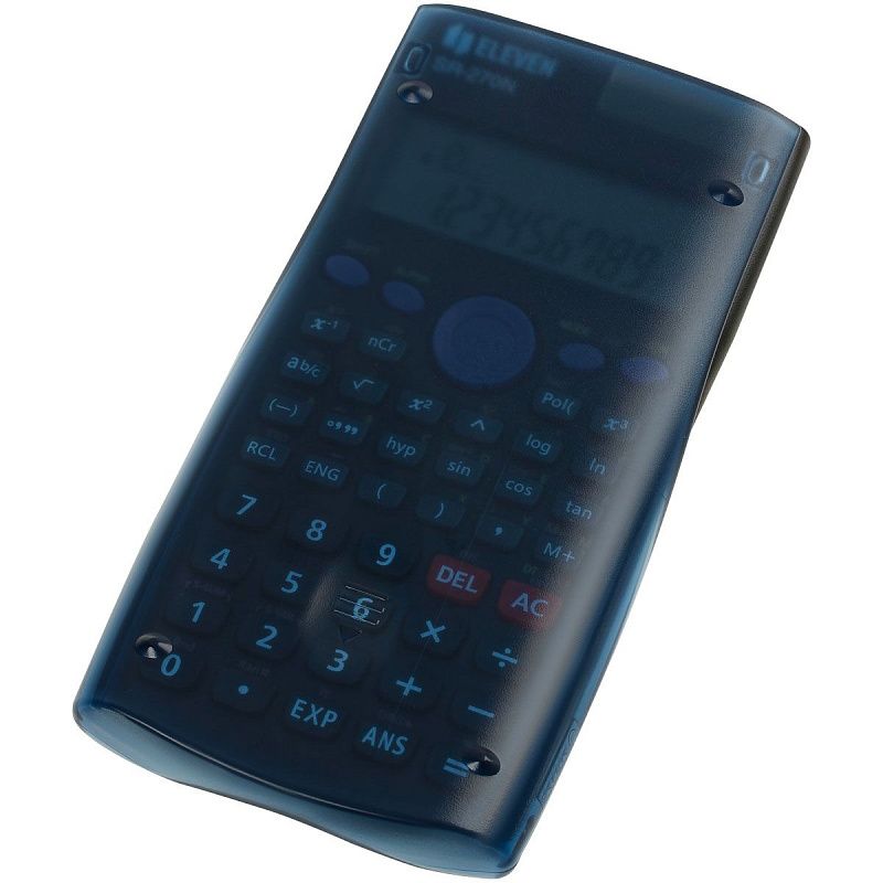 Калькулятор научный Eleven SR-270N, 10+2 разрядов, 240 функций, двойное питание, 82*162*16мм, черный