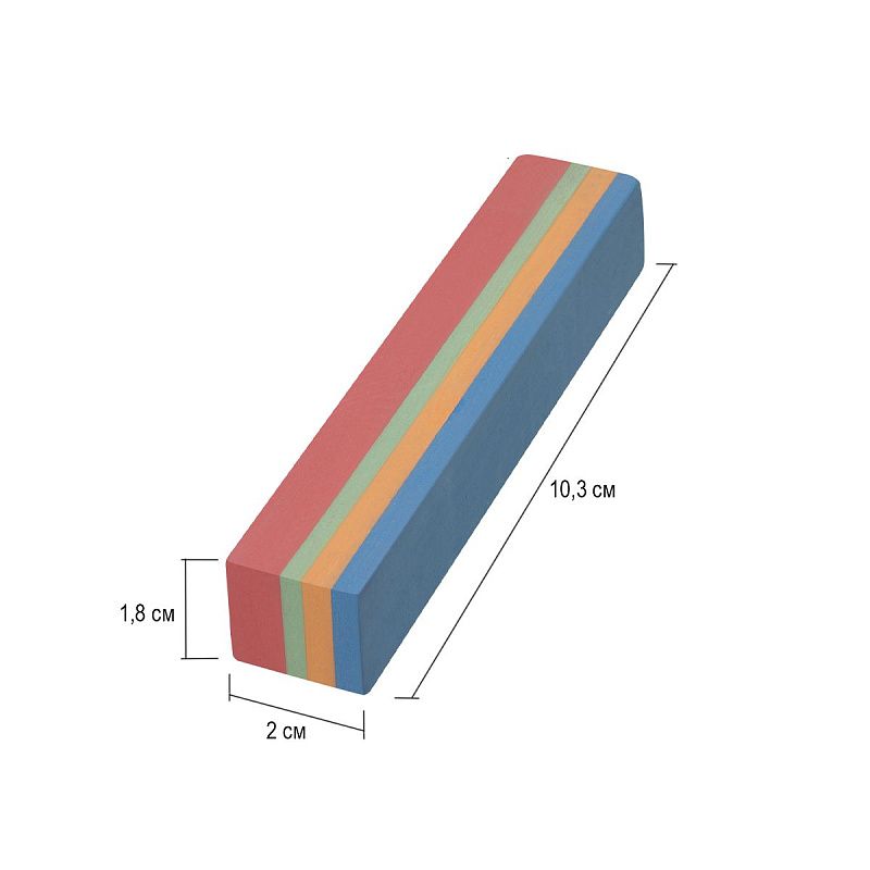 Мелки радужные для асфальта Мульти-Пульти 4цв., 4шт, картонная упаковка с держателем 